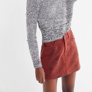 URBAN OUTFITTERS Overdyed Snake Print Skirt